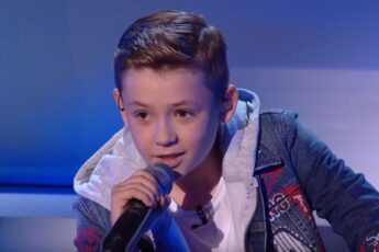 Young singer Calum Courtney