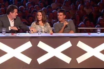 The Britain's Got Talent judges watching Crew 82