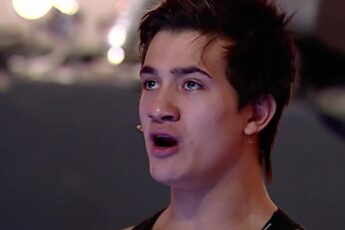 Dean Wilson singing on Britain's Got Talent