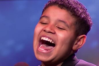 Dominic Smith singing on Britain's Got Talent