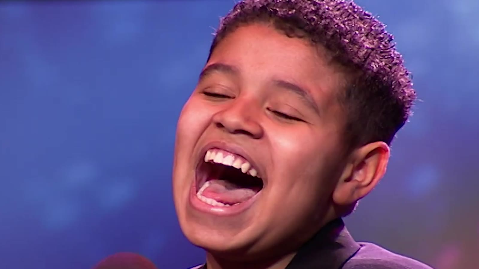Dominic Smith singing on Britain's Got Talent